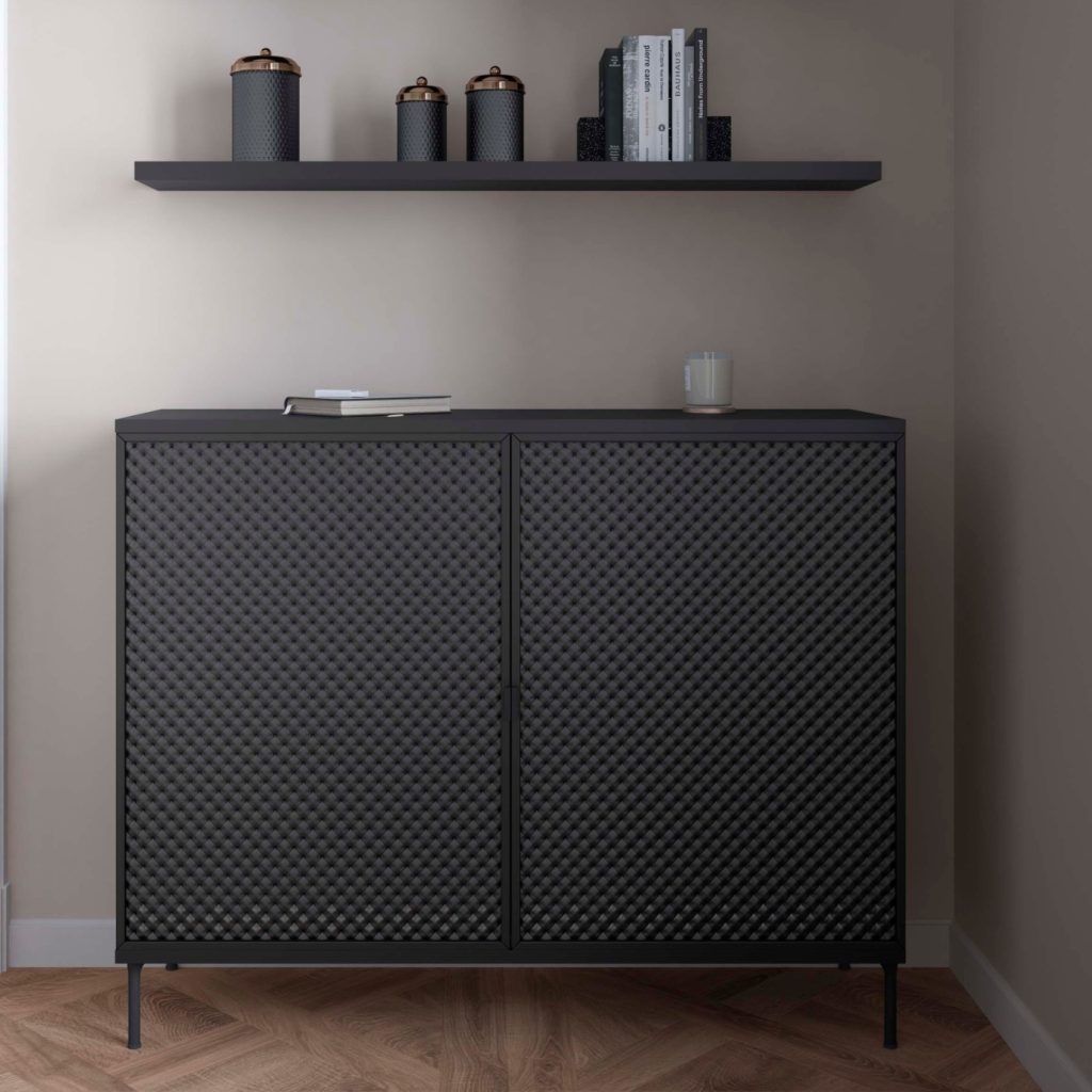 buffet-rangement-vitrine-noire