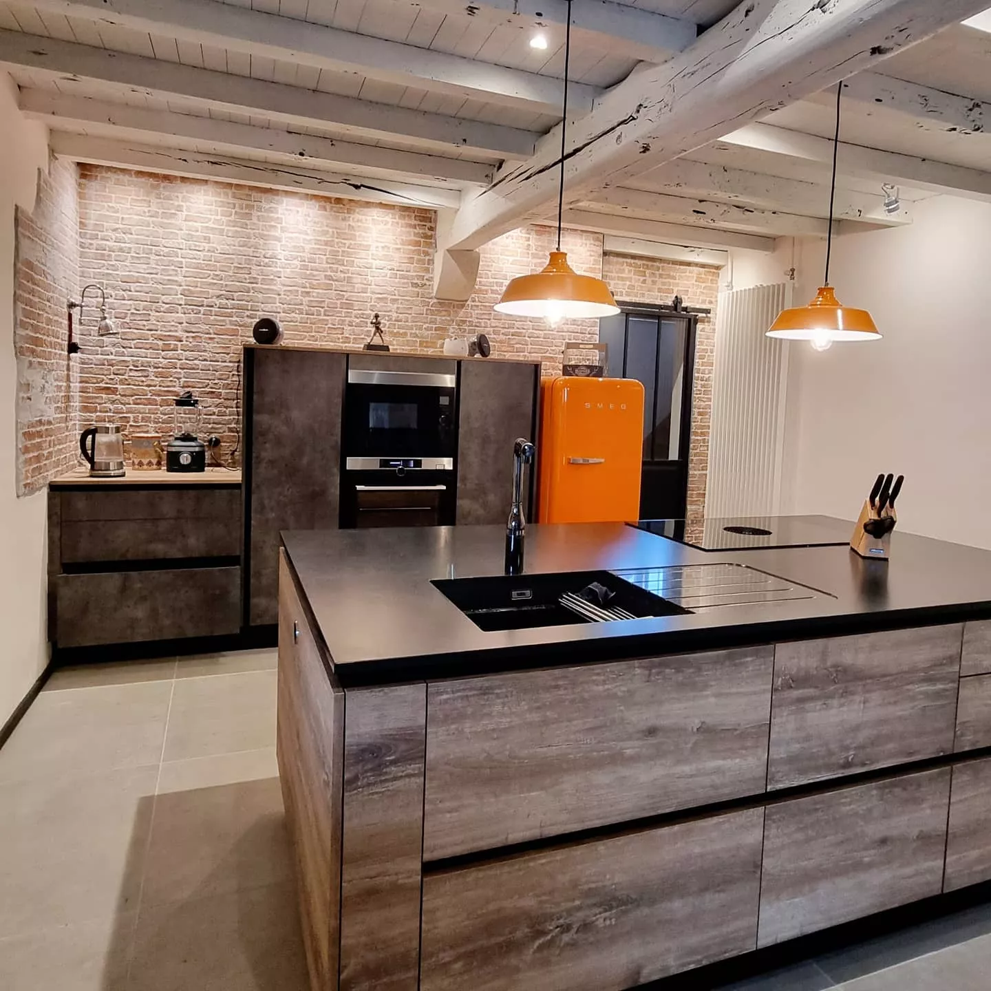cuisine_luminaires_orange_libourne
