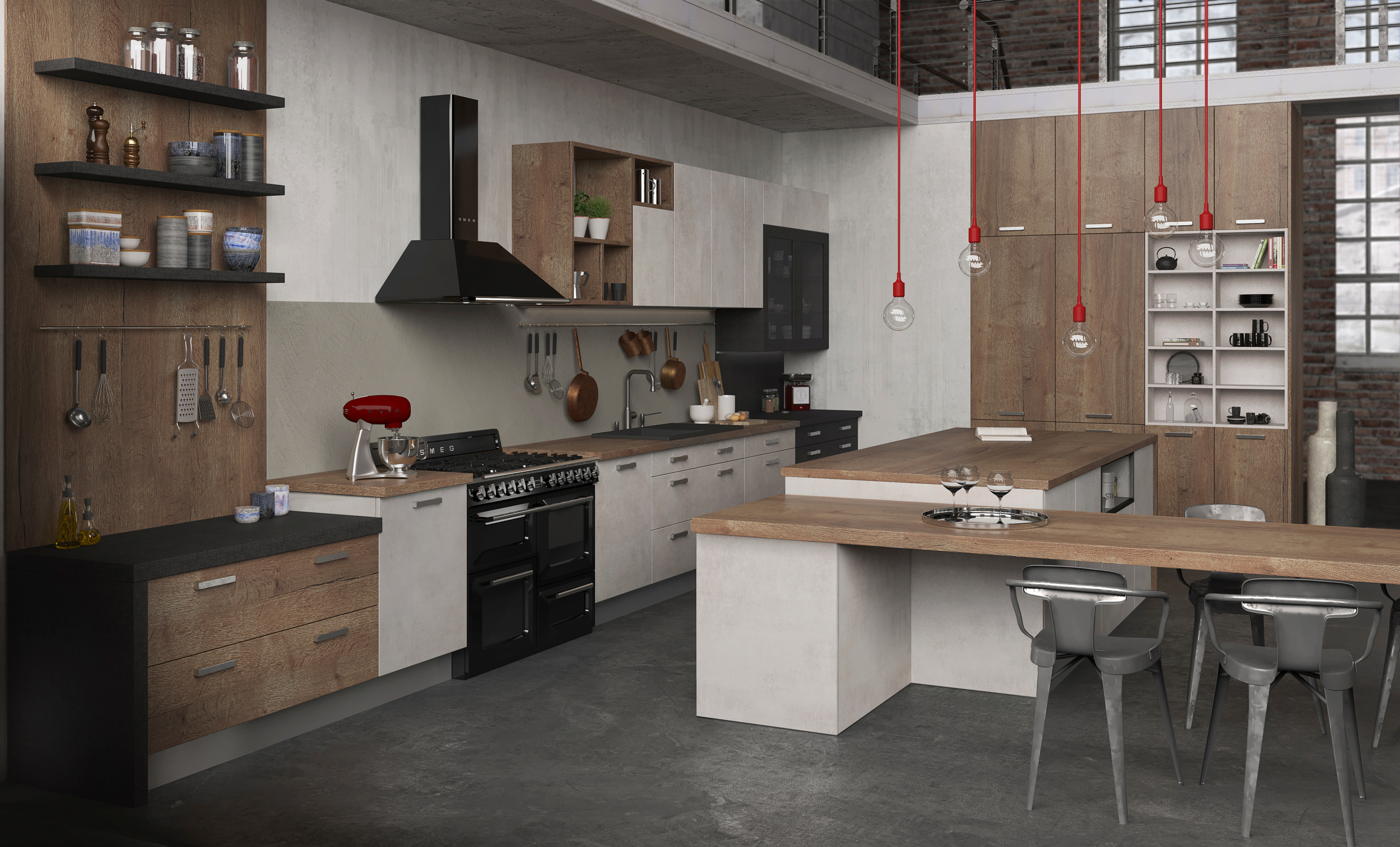 cuisine-style-loft-chaises-inspiration-tolix