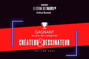 Clément CHECOURY sacré “Meilleur Créateur et Dessinateur” au Festival des Talents