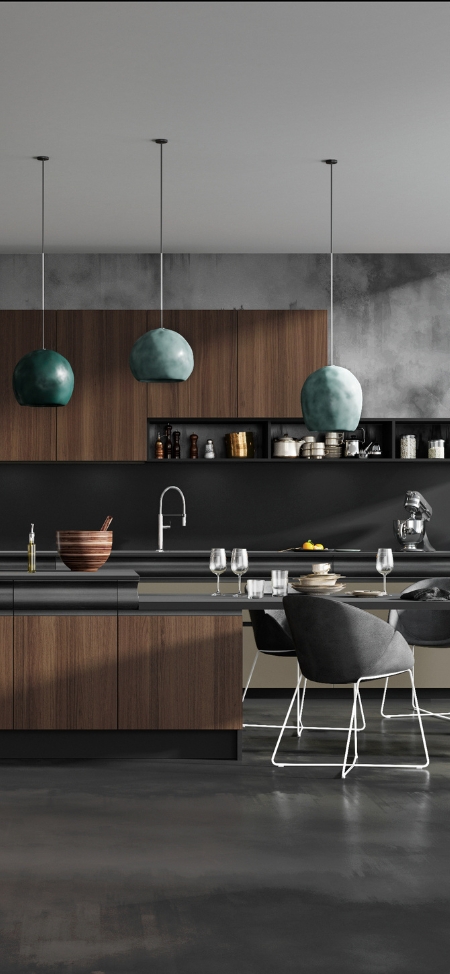 Cuisine couleur bois