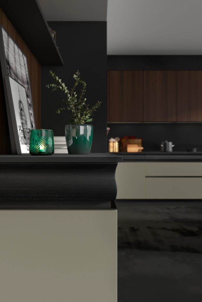 cuisine-moderne-noire-verte