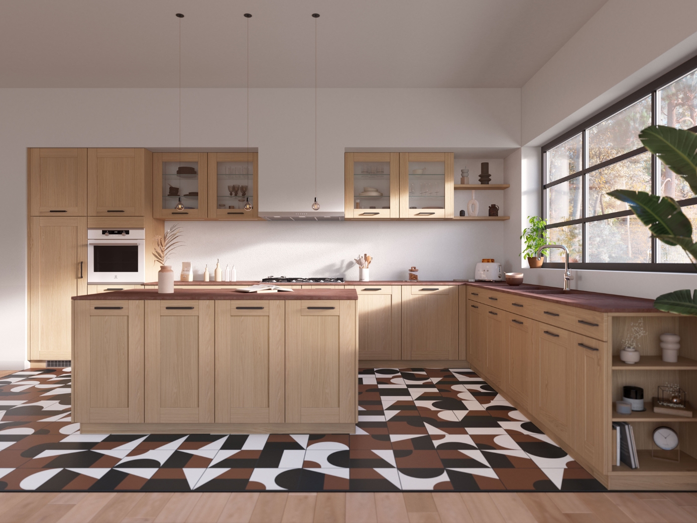 Les intemporelles cuisines en bois