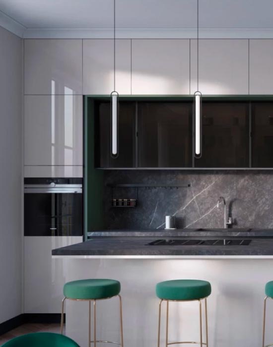 Cuisine îlot central