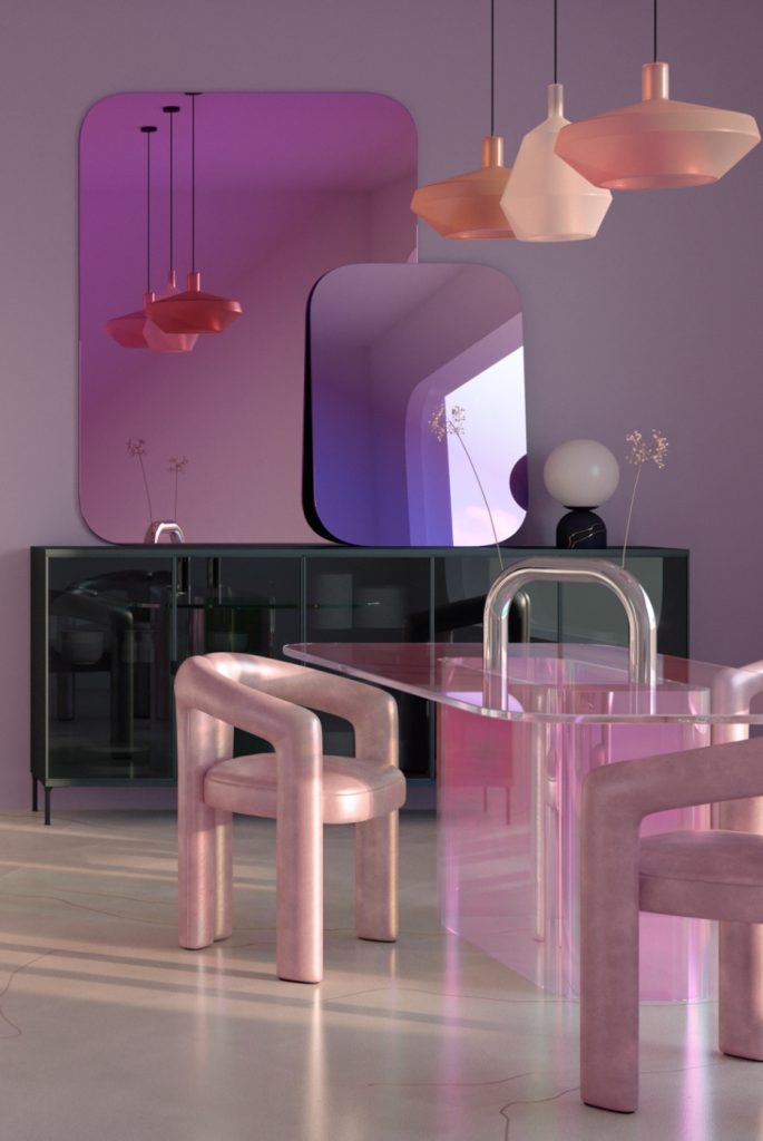 salon-style-futuriste-rose