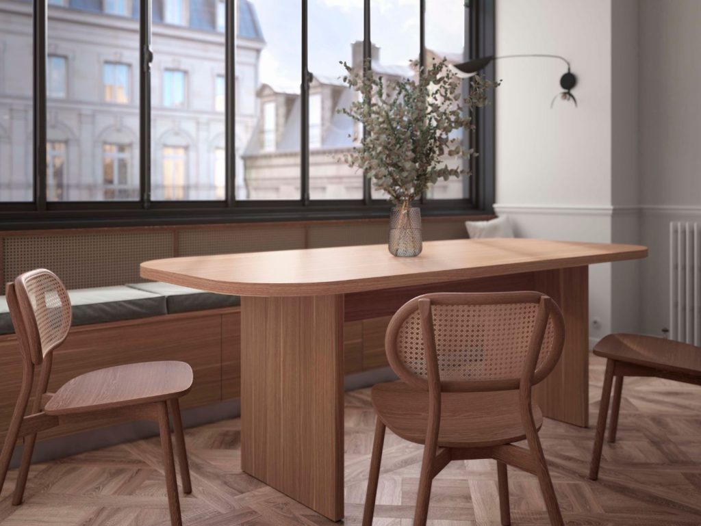 table-manger-bois-vintage