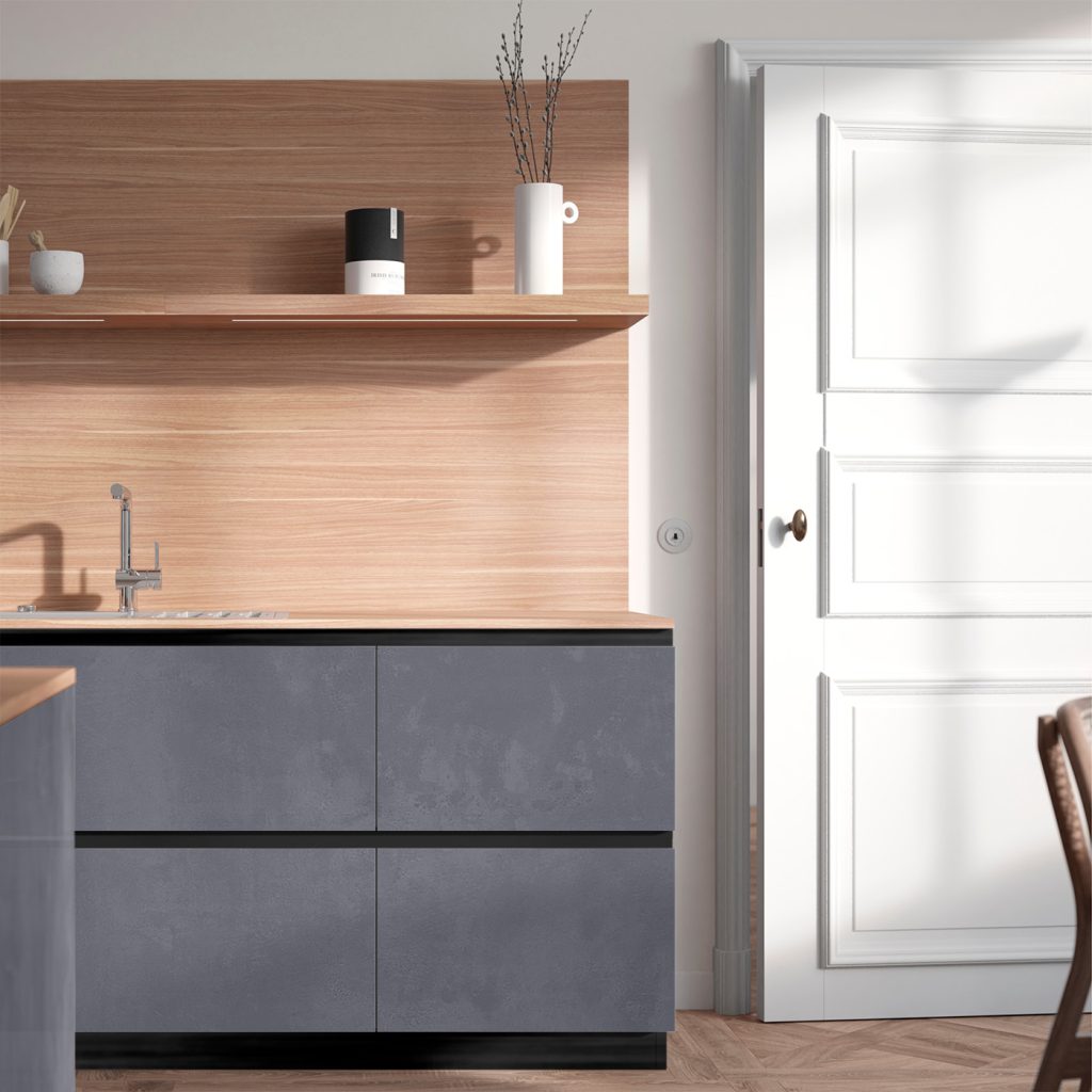 Gris minéral métallisé