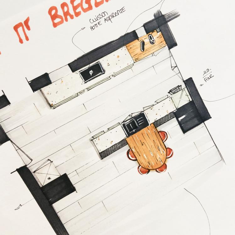 CUISINE BOIS ET CERAMIQUE CAMPAGNE CHIC