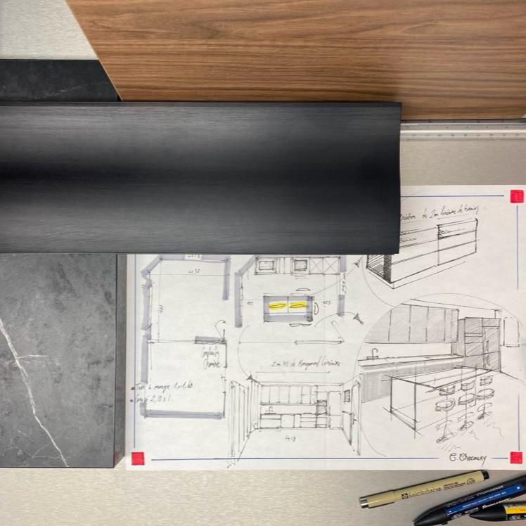 CUISINE TOTAL LOOK NOIR MAT