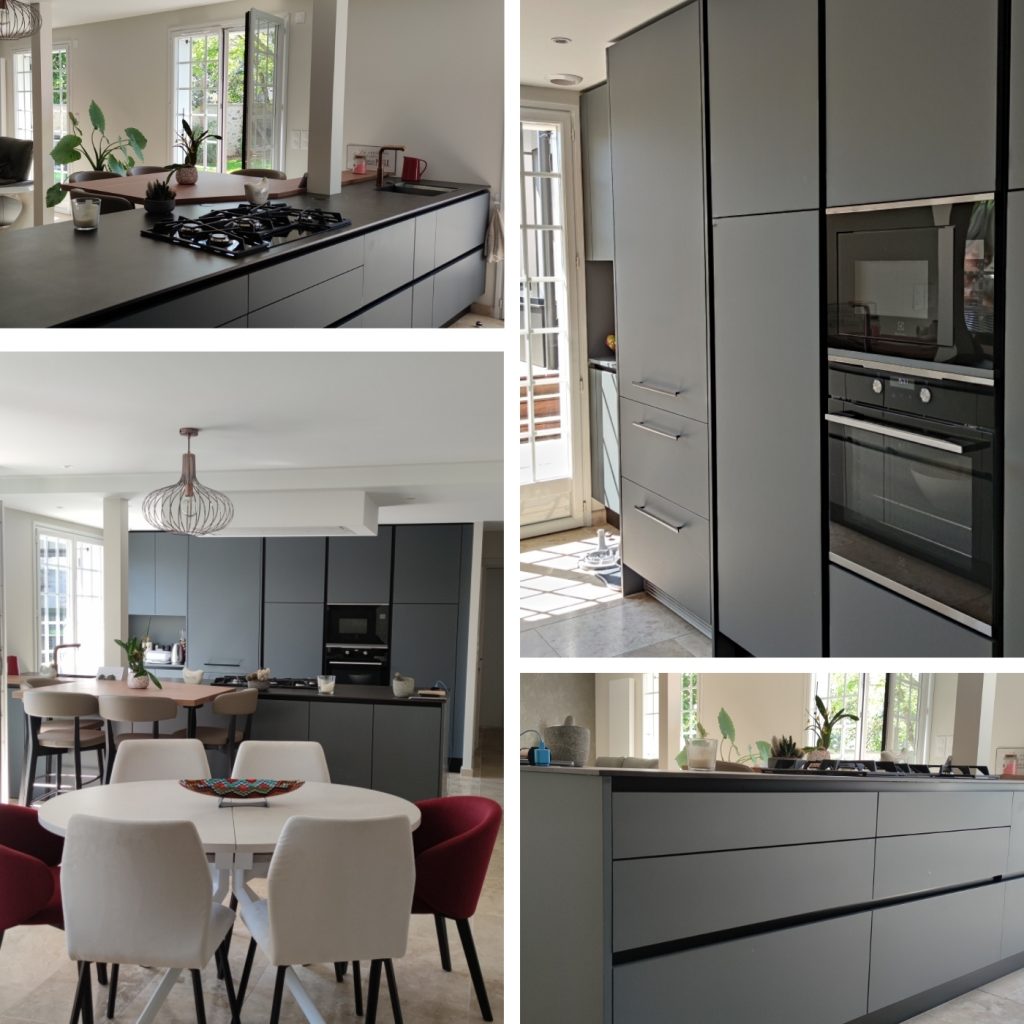 cuisine-contemporaine-grise-sans-poignees-laval