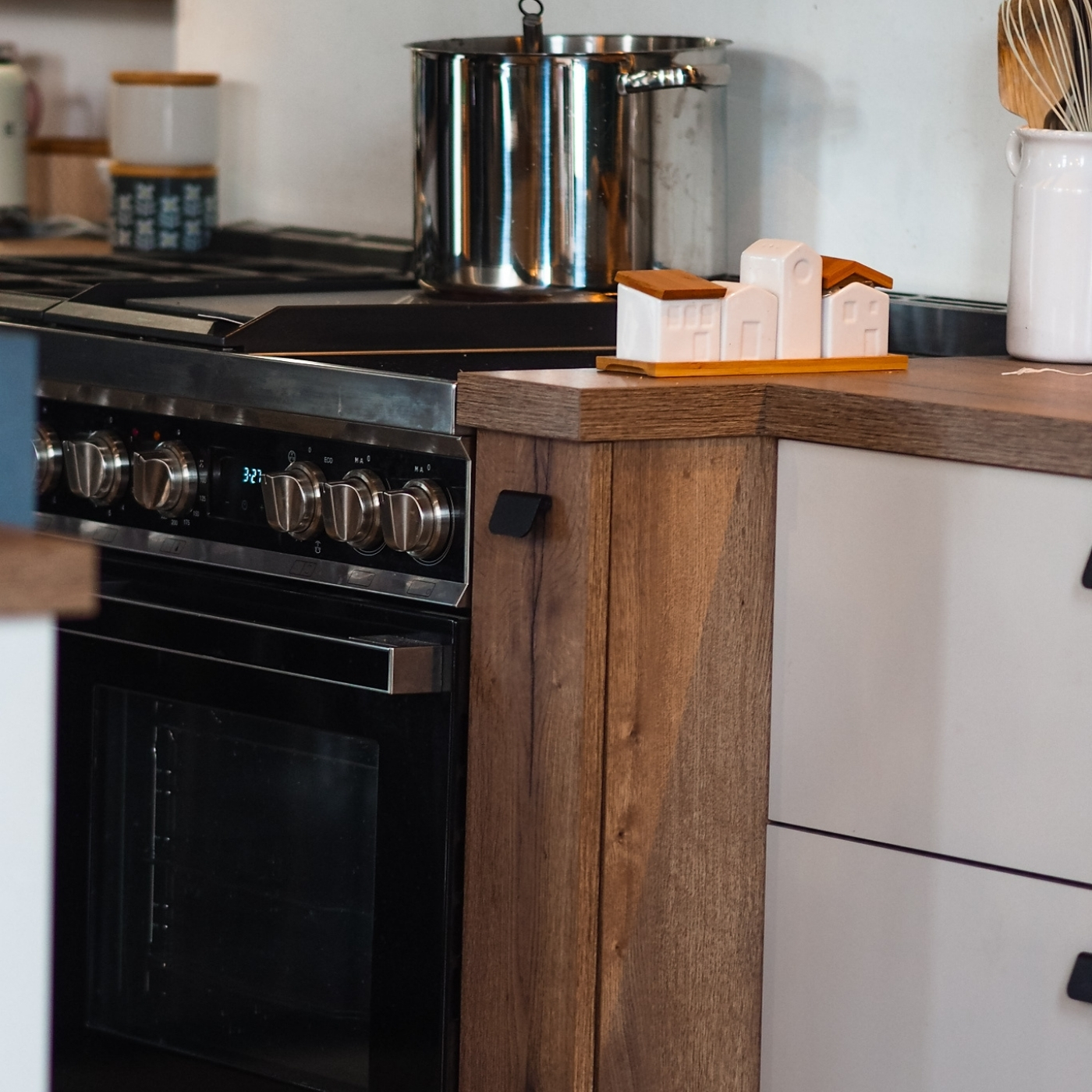 CUISINE CAMPAGNE CHIC BLANCHE ET BOIS