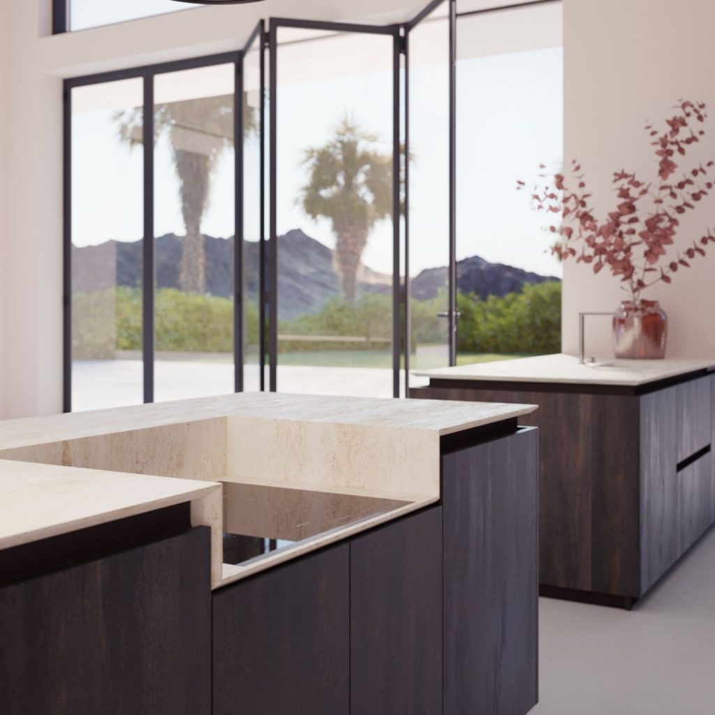 cuisine-discrete-epuree-bois-ceramique