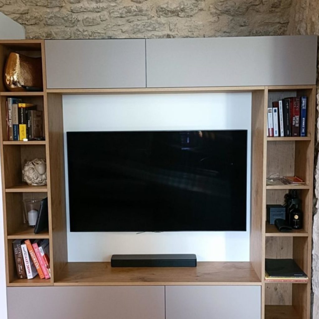 meuble-salon-fonctionnelle-blanc-bois-cannes-mandelieu