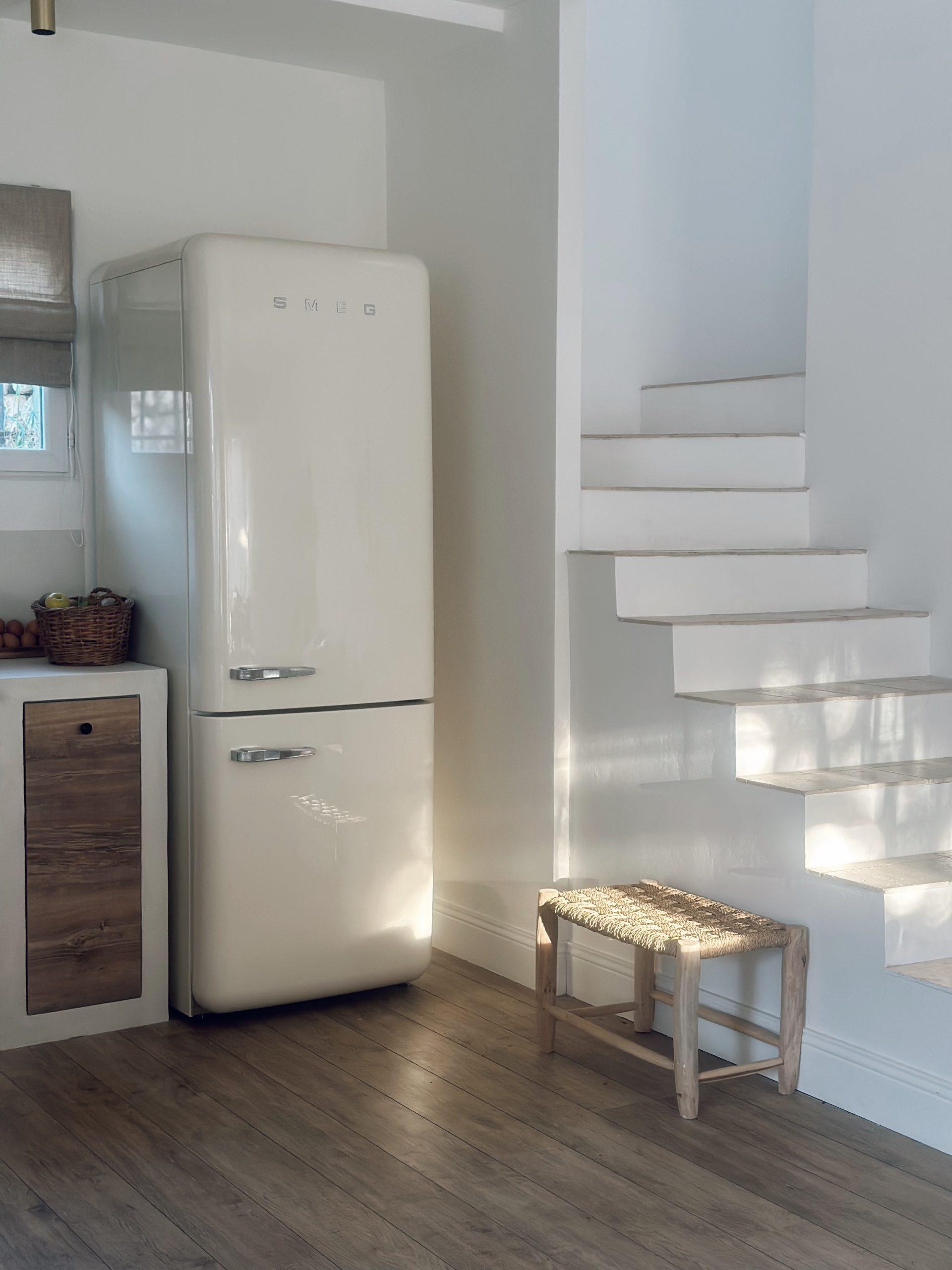 Cuisine campagne chic blanche et bois