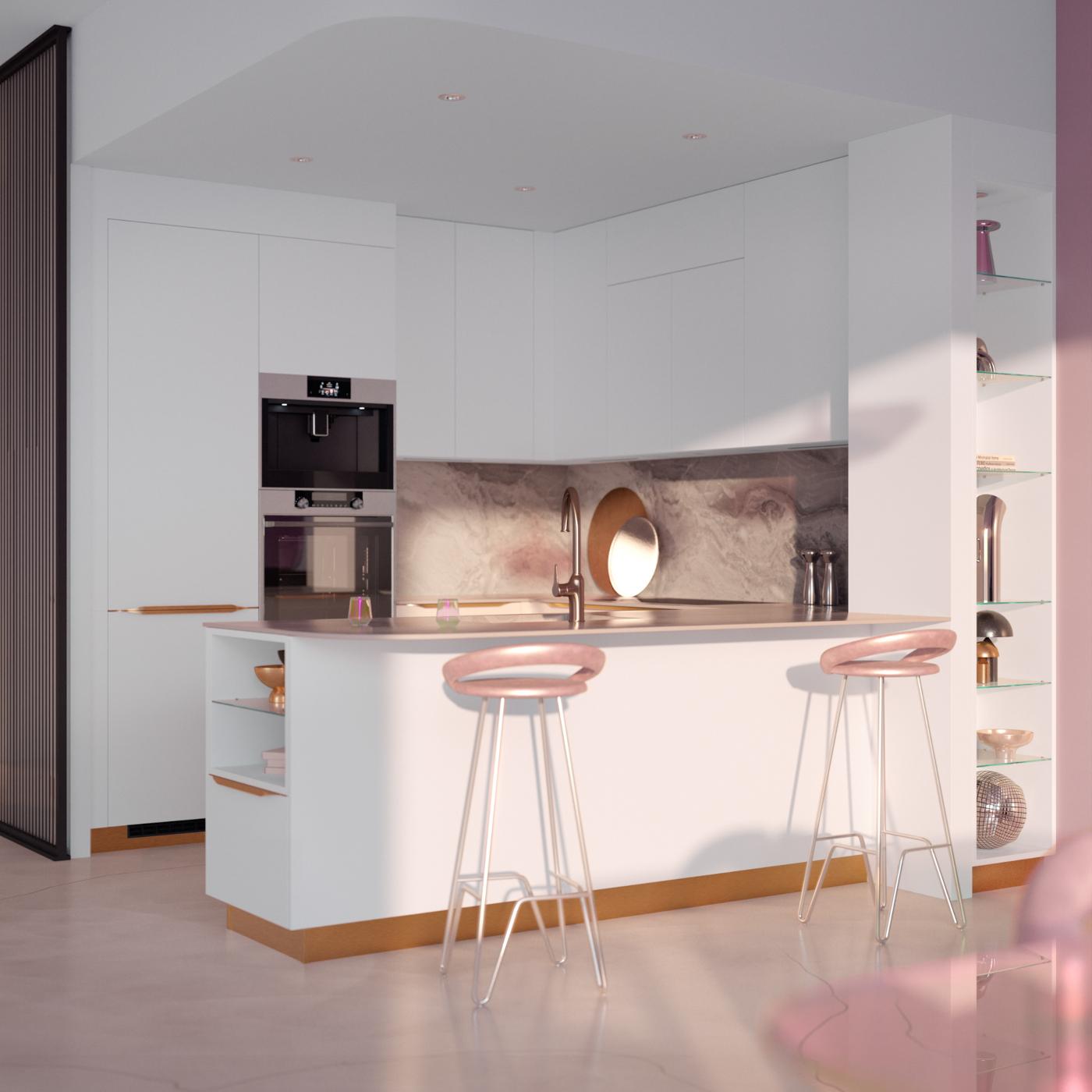 Colonne de rangement cuisine