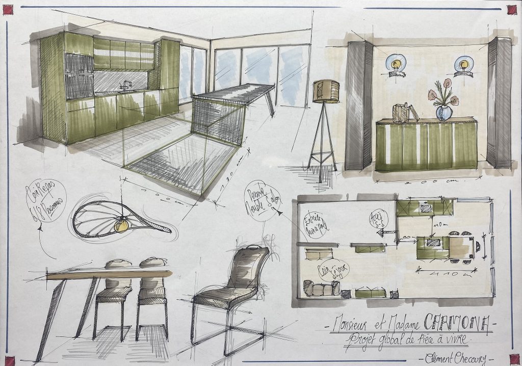 croquis-cuisine-verte