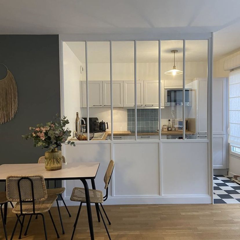 Cuisine avec verrière