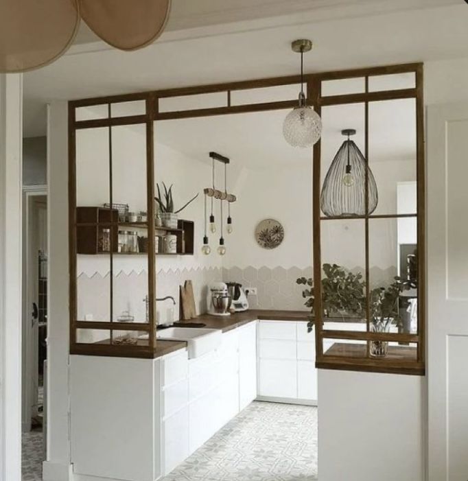 Cuisine avec verrière