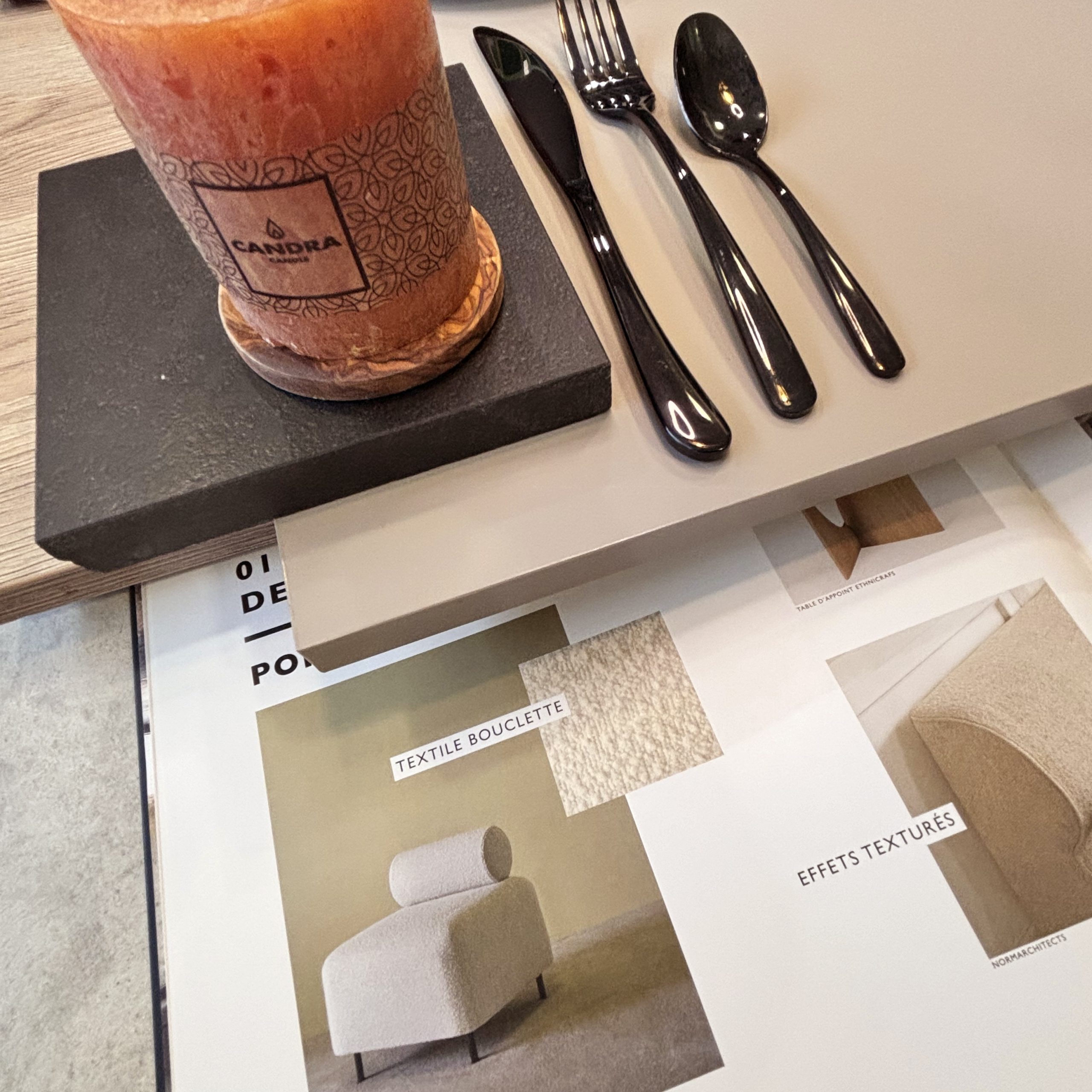 Cuisine moderne élégante beige et noire