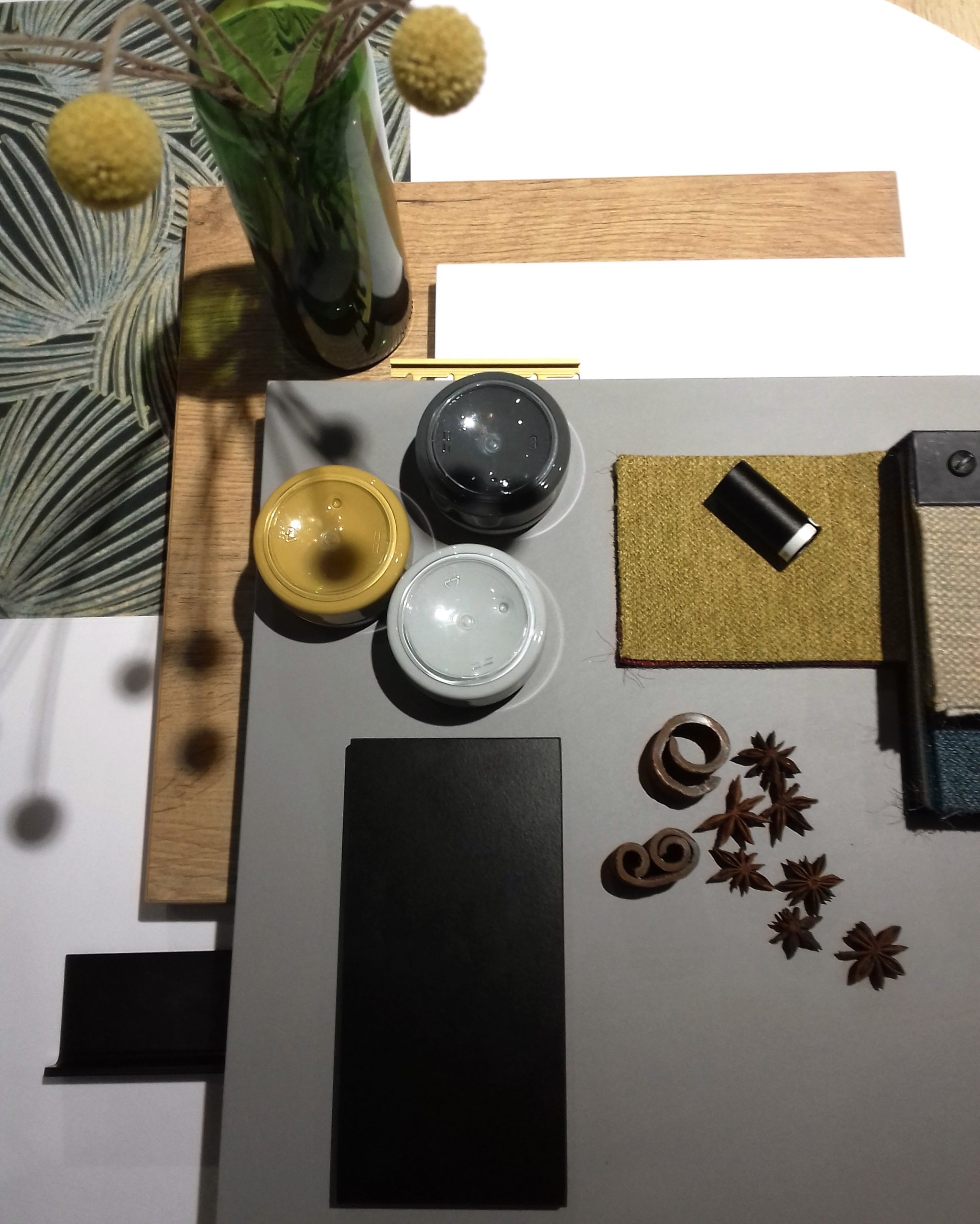 Cuisine moderne minimaliste et végétale