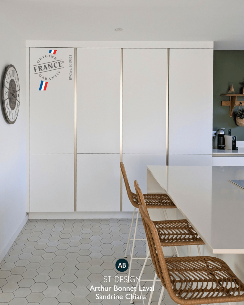 Cuisine blanche contemporaine