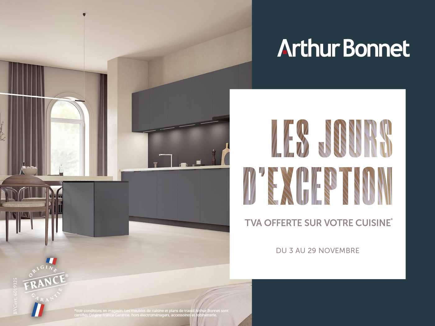 Cuisine équipée, Cuisine sur mesure – Cuisiniste ARTHUR BONNET