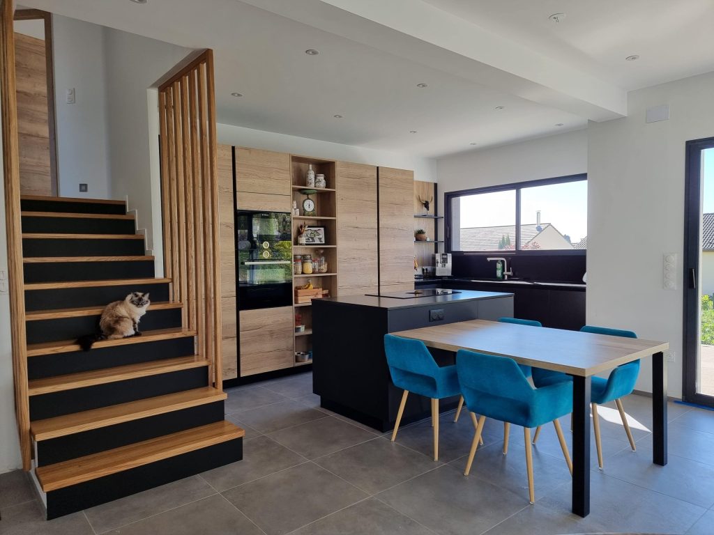 Cuisine d&rsquo;angle moderne, l’alliée idéale pour optimiser l’espace et sublimer votre intérieur