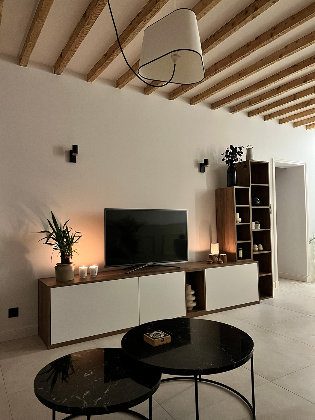 Aménagement complet cuisine salon et salle de bain